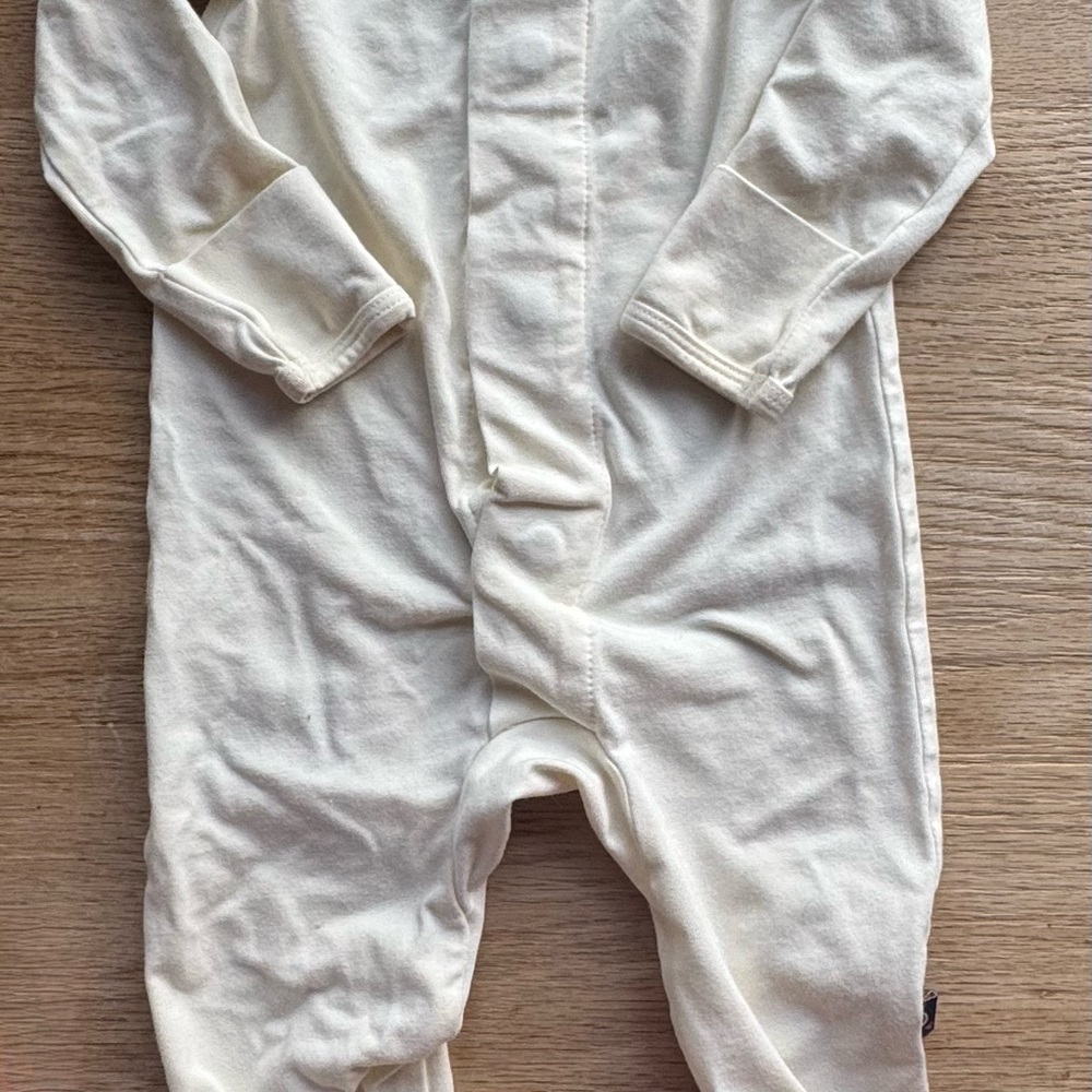 3-6 Months, Magnetic Me, Soft Yellow Baby Onesie